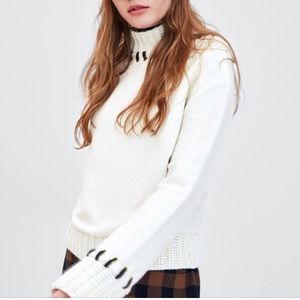 Zara Sweatshirt With Topstitching